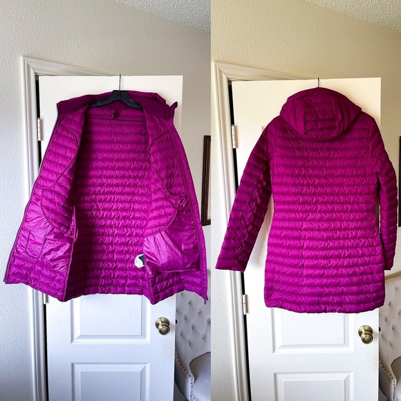 Lululemon Pack It Down Jacket Long Puffer Hooded Water-Resistant Marvel 6 EUC - Picture 8 of 9